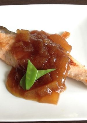 鮭の冬瓜あんかけ（透析食）-レシピのメイン写真
