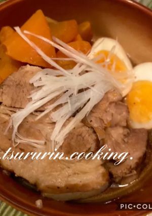 豚肩ロースの煮豚　箸で切れちゃう圧力鍋♡-レシピのメイン写真