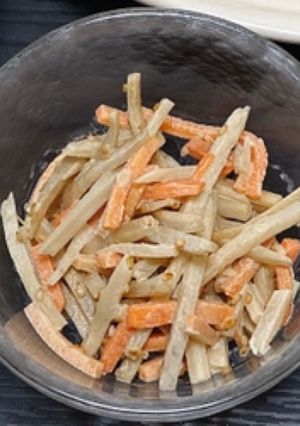電子レンジで簡単！ごぼうサラダ-レシピのメイン写真