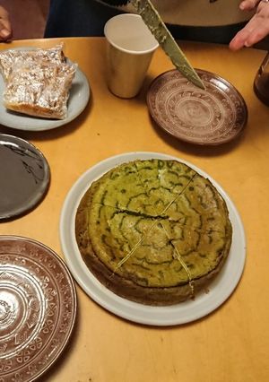 人気抹茶チーズケーキの18cm版-レシピのメイン写真