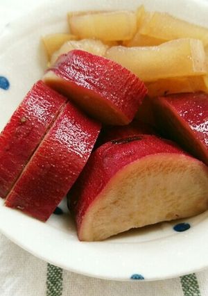 さつまいもとりんごの紅茶煮-レシピのメイン写真