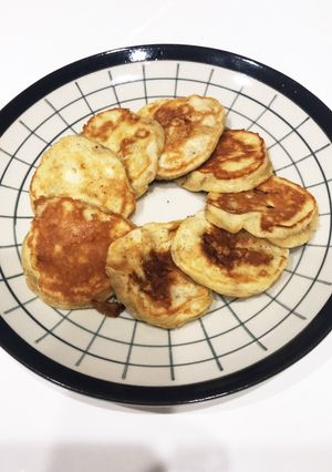 手づかみにも◯卵とバナナのパンケーキ-レシピのメイン写真