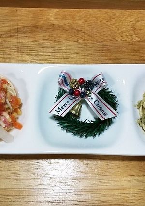 犬ご飯　二色のパスタ-レシピのメイン写真