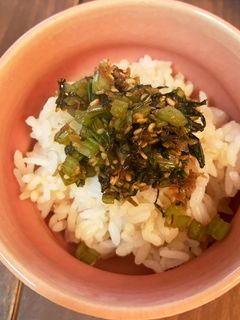 簡単 カブの葉のふりかけ-レシピのメイン写真