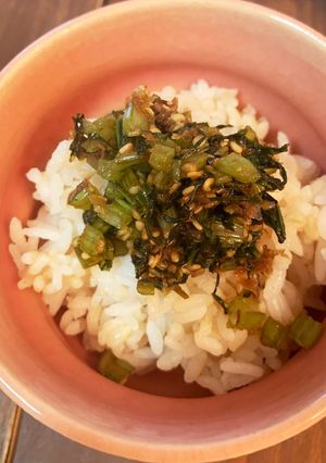 簡単　カブの葉のふりかけ-レシピのメイン写真