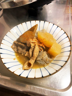 味噌味のもつ煮込み-レシピのメイン写真