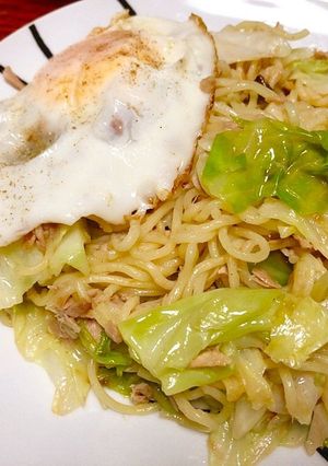 キャベツとツナの塩焼きそば-レシピのメイン写真
