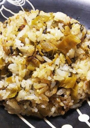 明太子マヨネーズで高菜明太チャーハン!-レシピのメイン写真