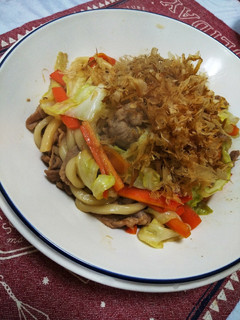 簡単具沢山♪焼きうどん-レシピのメイン写真