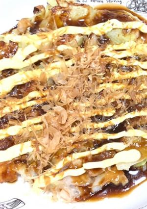 もちもちお好み焼き-レシピのメイン写真