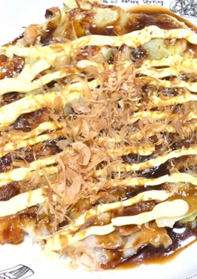 もちもちお好み焼き-レシピのメイン写真