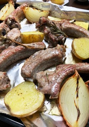 子ども喜ぶ簡単スペアリブ のオーブン焼き-レシピのメイン写真
