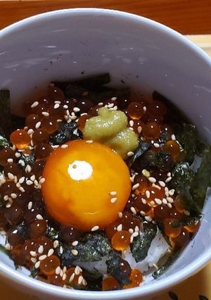 贅沢?ダブルなたまごかけご飯♪-レシピのメイン写真