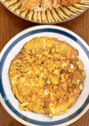 余った餃子の肉だねで卵焼き-レシピのメイン写真