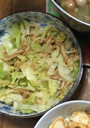 キャベツときざみあげのズボラおかず-レシピのメイン写真
