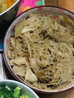 ごぼうと白滝と舞茸のやさしい煮物-レシピのメイン写真