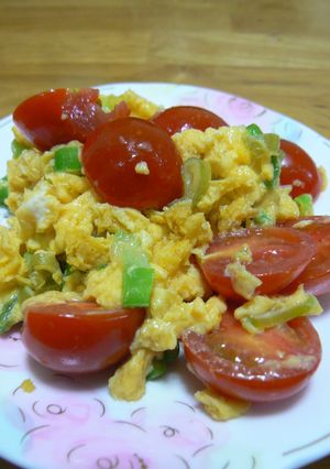 ミニトマトの炒り卵-レシピのメイン写真