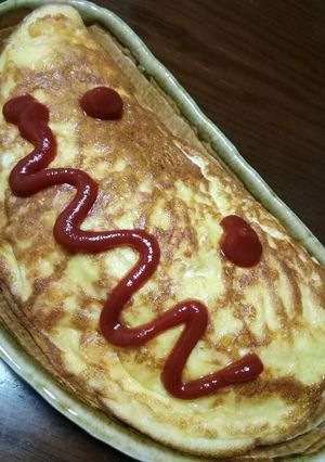 ふわふわチーズオムレツ-レシピのメイン写真