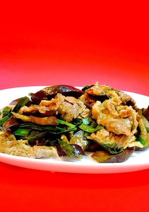 牛コマと野菜のカレー味炒め-レシピのメイン写真