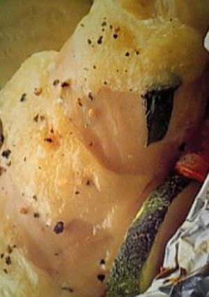 鶏肉とモッツァレラの簡単ホイル焼き-レシピのメイン写真