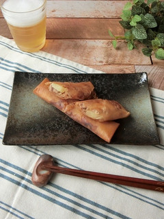 豚肉とフライドポテトのにんにく味噌春巻き-レシピのメイン写真