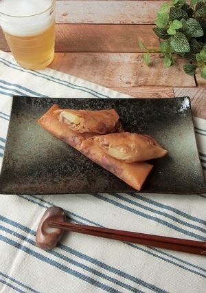 豚肉とフライドポテトのにんにく味噌春巻き-レシピのメイン写真