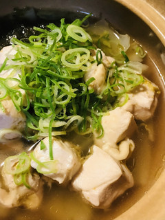 鶏肉と白菜のちょっと鍋+残念な味つけ海苔-レシピのメイン写真