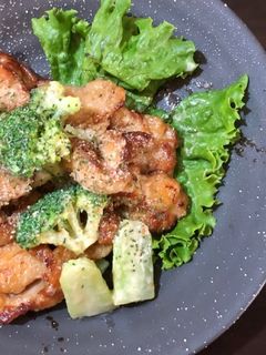 鶏のからあげとブロッコリーのチリマヨ和え-レシピのメイン写真