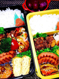 息子と娘のお弁当 '19.11.22-レシピのメイン写真