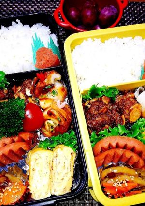 息子と娘のお弁当　'19.11.22-レシピのメイン写真