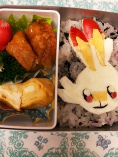 年少さんのポケモン弁当★ヒバニー-レシピのメイン写真