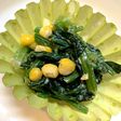 レンジで簡単!ほうれん草・コーンマヨ