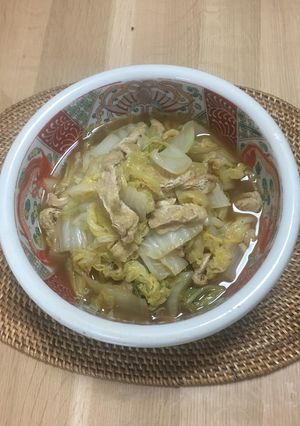 白菜と油揚げの炊いたん-レシピのメイン写真
