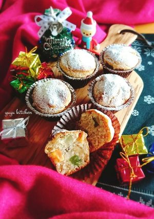 クリスマスにも☆シュトーレン風マフィン。-レシピのメイン写真