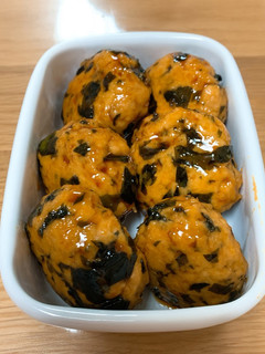 わかめのつくねのてり焼き-レシピのメイン写真