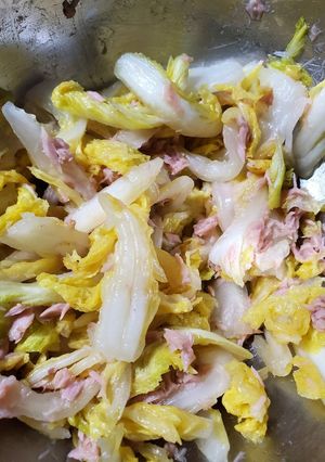 白菜とツナ缶で簡単サラダ♪-レシピのメイン写真