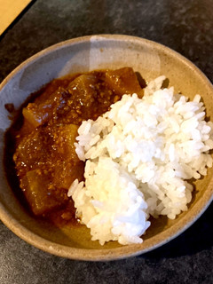 大根のひき肉のカレー-レシピのメイン写真