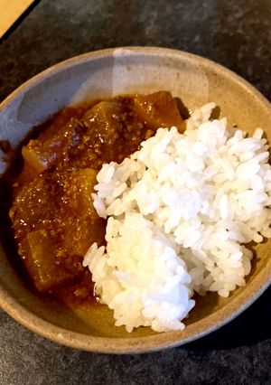 大根のひき肉のカレー-レシピのメイン写真