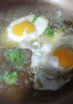 目玉焼きの醤油煮（アレンジバージョン）-レシピのメイン写真