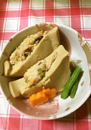 【保育園給食】肉詰め高野の含め煮-レシピのメイン写真