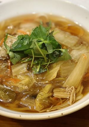 鍋をリメイク！5分で作れるあんかけうどん-レシピのメイン写真