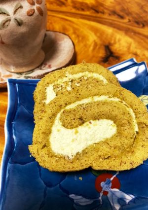 グリーンティー•ロールケーキ-レシピのメイン写真