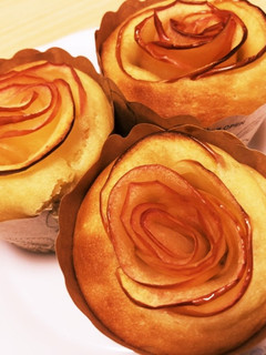 りんごのカップケーキ-レシピのメイン写真