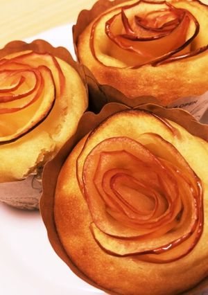 りんごのカップケーキ-レシピのメイン写真