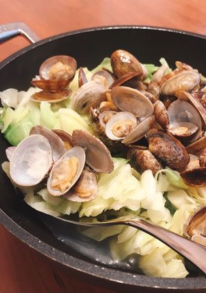 あさりの蒸し煮-レシピのメイン写真
