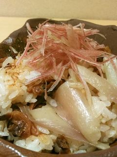 みょうがとあさりの炊き込みご飯-レシピのメイン写真
