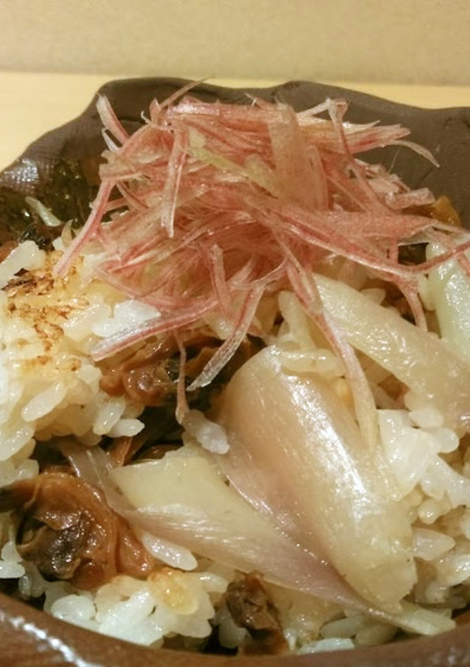 みょうがとあさりの炊き込みご飯-レシピのメイン写真