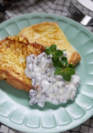 ヨーグルトレーズンのフレンチトースト-レシピのメイン写真