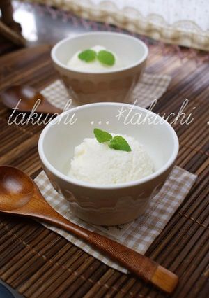 ココナッツミルクアイス-レシピのメイン写真