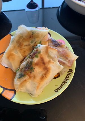 豆苗と塩昆布の春巻き-レシピのメイン写真
